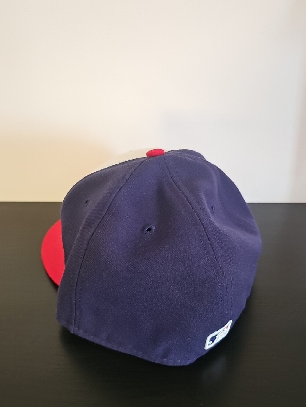 New Era 59FIFTY Fitted Baseball Cap - Navy, White & Red - Picture 3 of 3